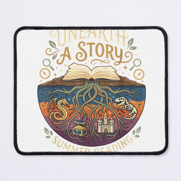 Item preview, Unearth A Story Summer Reading 2026 Cute Archeologist Cool T-Shirt designed and sold by Othinus.