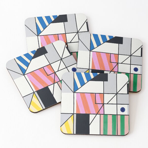Item preview, Modern Geometric Abstraction – Bauhaus Style designed and sold by Timegraf.