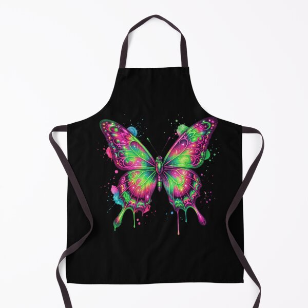 Item preview, Magical Neon Lights Magic Butterfly Watercolour Tshirt designed and sold by Starlett Designs.