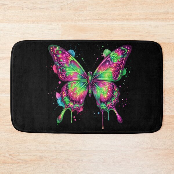 Item preview, Magical Neon Lights Magic Butterfly Watercolour Tshirt designed and sold by Starlett Designs.