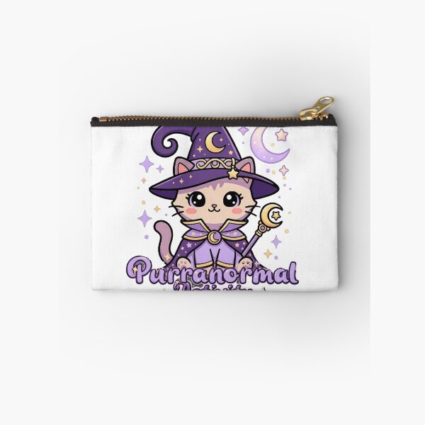 Item preview, Witch Cat on Crescent Moon | Cute Kawaii Halloween Kitten | Celestial Magic Art designed and sold by MurkCraft.
