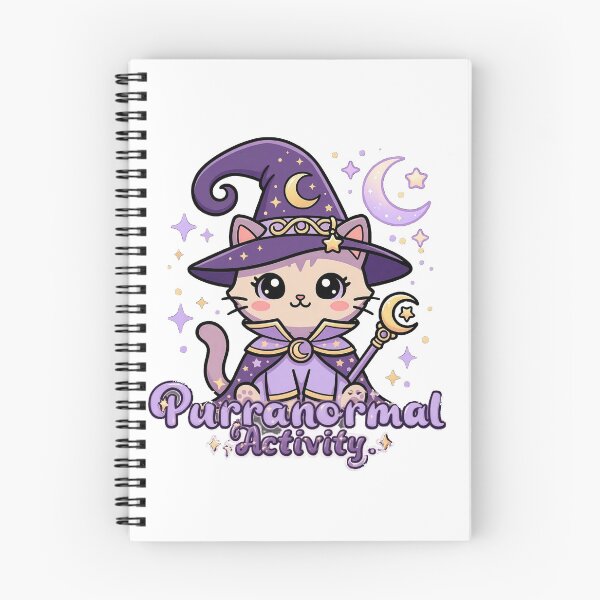 Item preview, Witch Cat on Crescent Moon | Cute Kawaii Halloween Kitten | Celestial Magic Art designed and sold by MurkCraft.