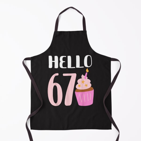 Item preview, Hello 67 Birthday Cupcake Cute 67th Birthday Party Cake Sweet Dessert Gift designed and sold by kiralynstration.