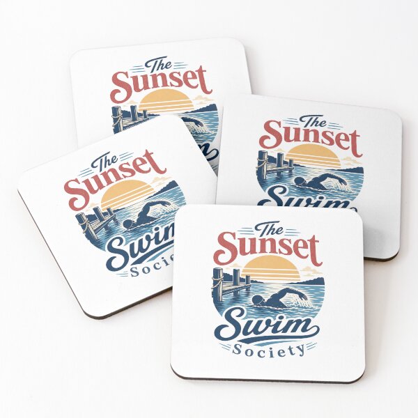 Item preview, The Sunset Swim Society - Vintage Lake Life designed and sold by GoverArt.