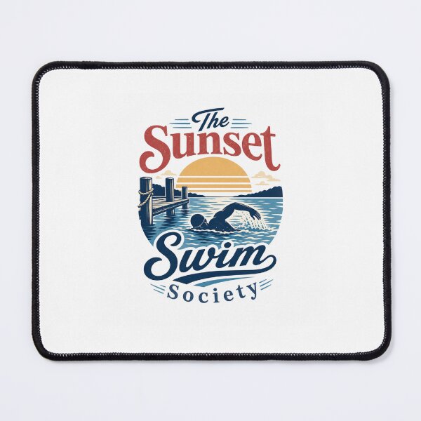 Item preview, The Sunset Swim Society - Vintage Lake Life designed and sold by GoverArt.
