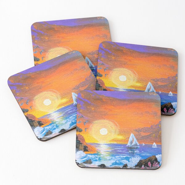 Item preview, Sailing at Sunset - Painting with Acrylics  designed and sold by DreamTrek.