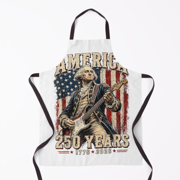 Item preview, Vintage George Washington Playing Guitar 250 Years America T-Shirt designed and sold by DArtfulStudio.