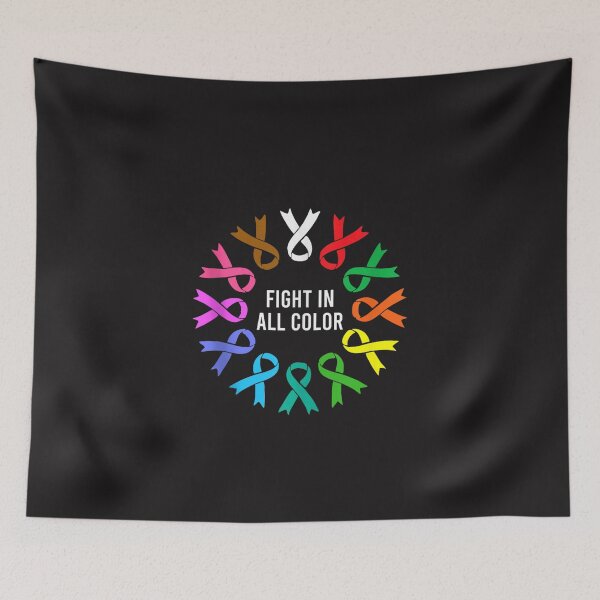 Item preview, Fight Cancer In All And Every Color Awareness Ribbon Support Hope Survivor Gift designed and sold by kiralynstration.
