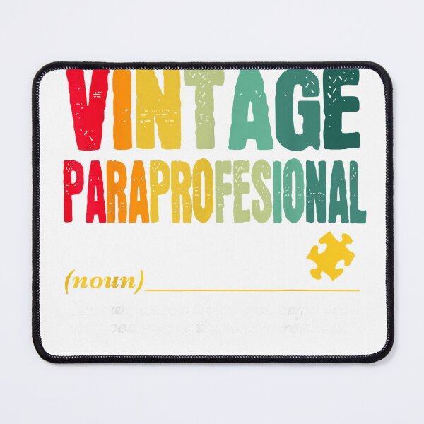 Item preview, Vintage Paraprofessional Funny Job Title Birthday Worker T-Shirt designed and sold by SavsMerch.