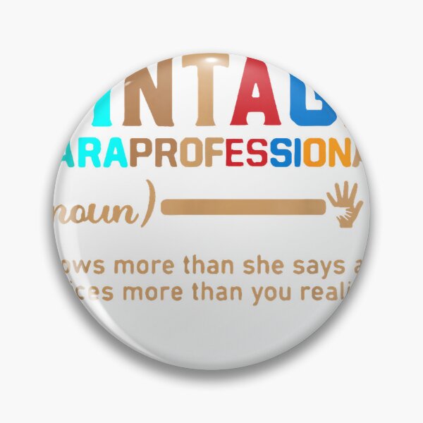 Item preview, vintage paraprofessional teacher T-Shirt designed and sold by Badriiiii.