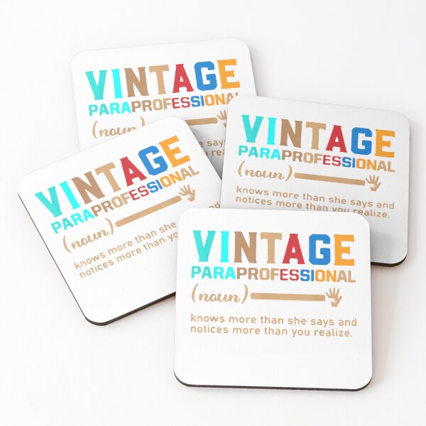 Item preview, vintage paraprofessional teacher T-Shirt designed and sold by Badriiiii.