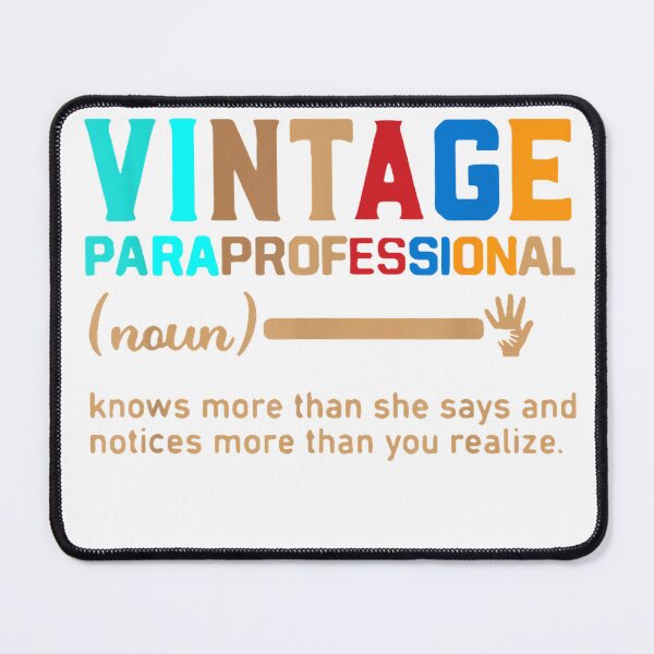 Item preview, vintage paraprofessional teacher T-Shirt designed and sold by Badriiiii.