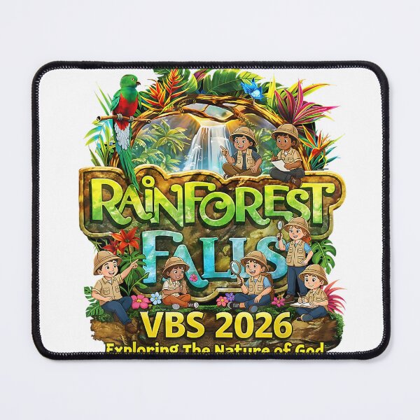 Item preview, Vintage Rainforest Falls VBS Vacation Bible School Teacher T-Shirt designed and sold by kevincuellar.