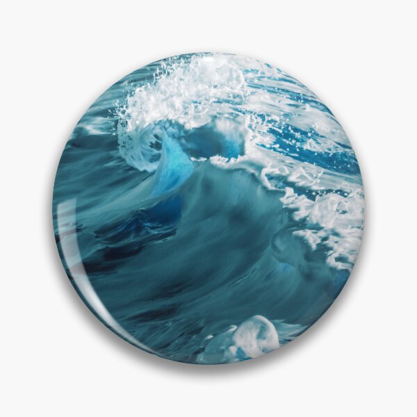 Item preview, Exotic Indian Ocean Teal-Turquoise Hues With Foam  designed and sold by DEC02.