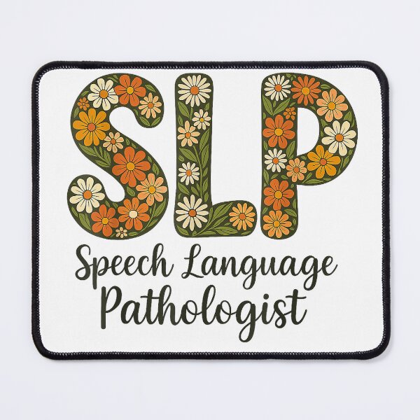 Item preview, Vintage SLP Speech Therapy Retro Boho Flower Therapist Women T-Shirt designed and sold by gidget-gadget.