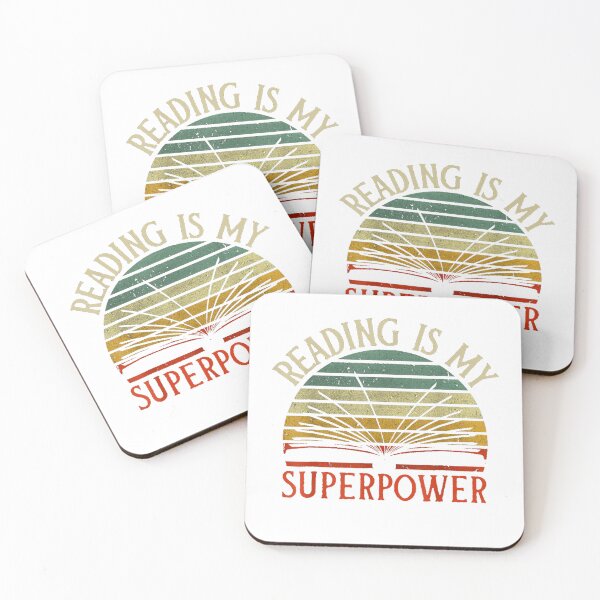Item preview, Vintage Reading Bookworm Shirt Reading is My Superpower T-Shirt designed and sold by KTY-NUSS.