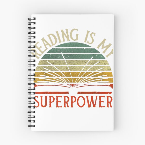 Item preview, Vintage Reading Bookworm Shirt Reading is My Superpower T-Shirt designed and sold by KTY-NUSS.