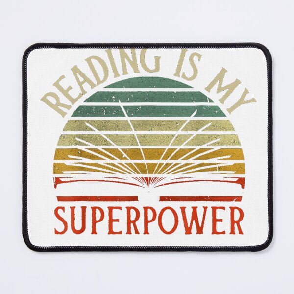 Item preview, Vintage Reading Bookworm Shirt Reading is My Superpower T-Shirt designed and sold by KTY-NUSS.