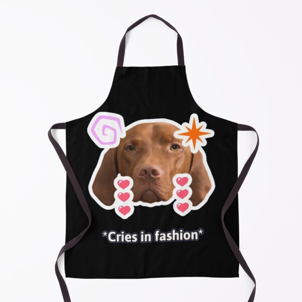 Item preview, Cries In Fashion Dog Meme designed and sold by GenZFashion000.