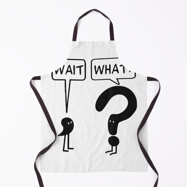 Item preview, Wait What Funny Grammar Questioning Punctuation Tshirt T-Shirt designed and sold by DArtfulStudio.