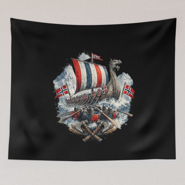 Item preview, Norway Viking Football Fan Gift designed and sold by Corvoria.