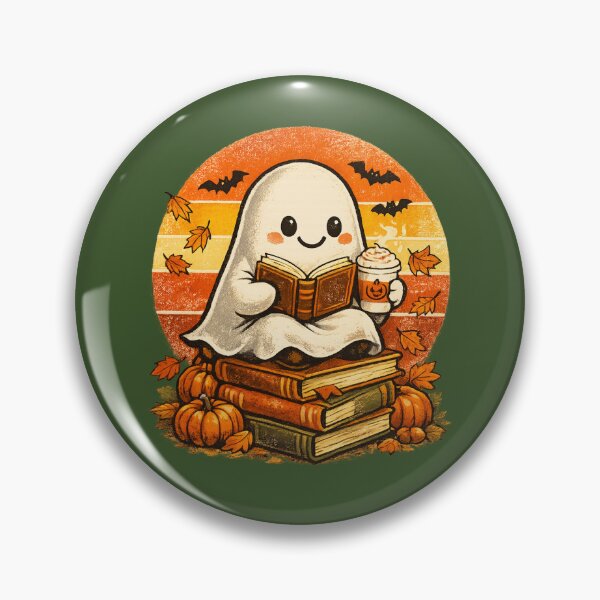 Item preview, Cute Ghost Reading a Book designed and sold by Kiwaro.