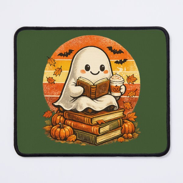 Item preview, Cute Ghost Reading a Book designed and sold by Kiwaro.