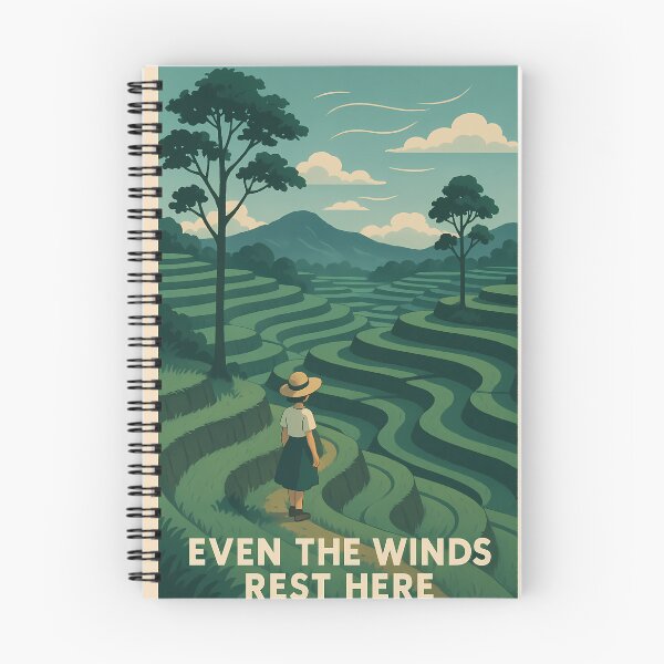 Item preview, Even the Winds Rest Here | Modern Minimal Typography Wall Art | Inspirational Affirmation Quote Print | Serene Nature Contemporary Decor designed and sold by PaintedPixels01.
