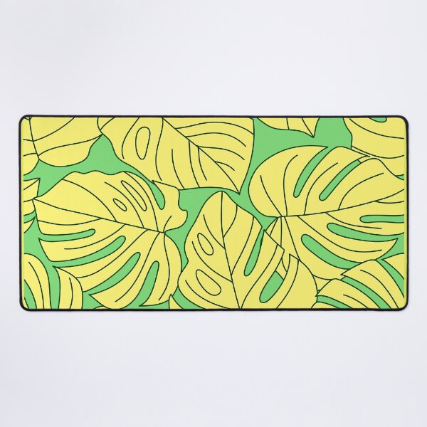 Item preview, Yellow And Green Monstera Palm Leaves Tropical Pattern designed and sold by DEC02.