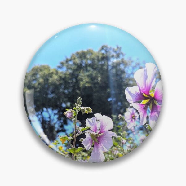 Item preview, Silhouette of *Lavatera trimestris* in bloom. designed and sold by gaohao1.