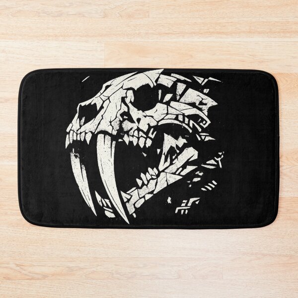Item preview, Shattered Saber-Tooth Skull - Brutalist Prehistoric Predator - Geometric Fossil Gothic Graphic designed and sold by JonelCrafts.