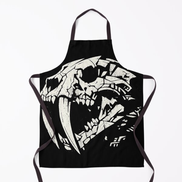 Item preview, Shattered Saber-Tooth Skull - Brutalist Prehistoric Predator - Geometric Fossil Gothic Graphic designed and sold by JonelCrafts.