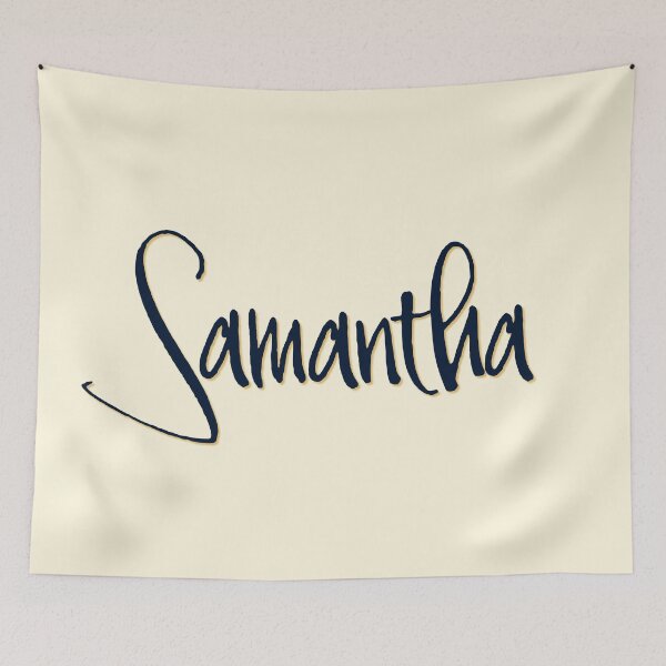 Item preview, SAMANTHA personalized type design designed and sold by CharlottePlaceArt.