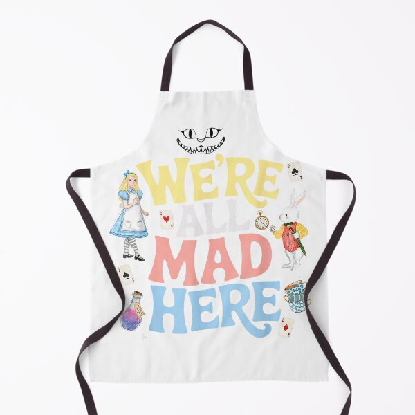 Item preview, We're All Mad Here Alice in Wonderland T-Shirt designed and sold by JJLetterDesigns.