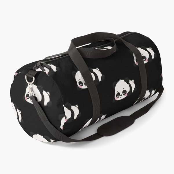 Item preview, Ultra Cute Sleepy Panda Embroidery Patch Style Kawaii Blob Animal | Adorable Tired Panda Cartoon designed and sold by ColorSplash123.