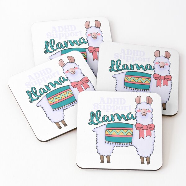Item preview, ADHD Support Llama designed and sold by Emmybenny.
