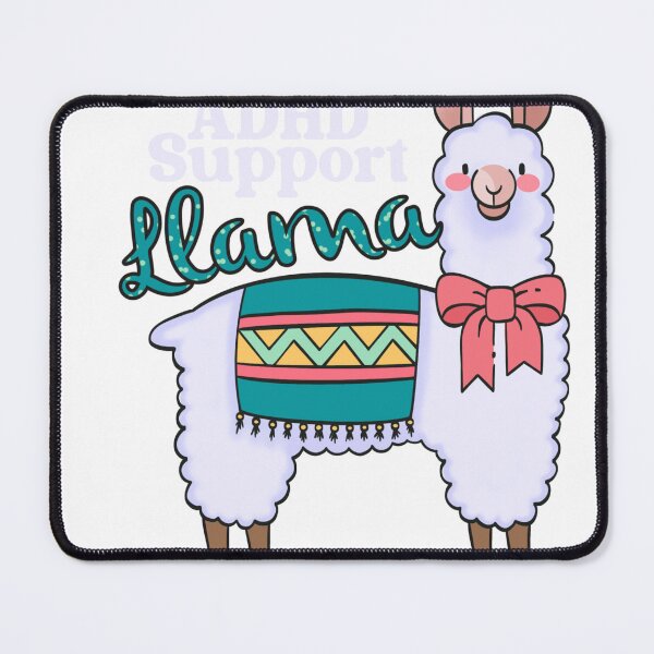 Item preview, ADHD Support Llama designed and sold by Emmybenny.