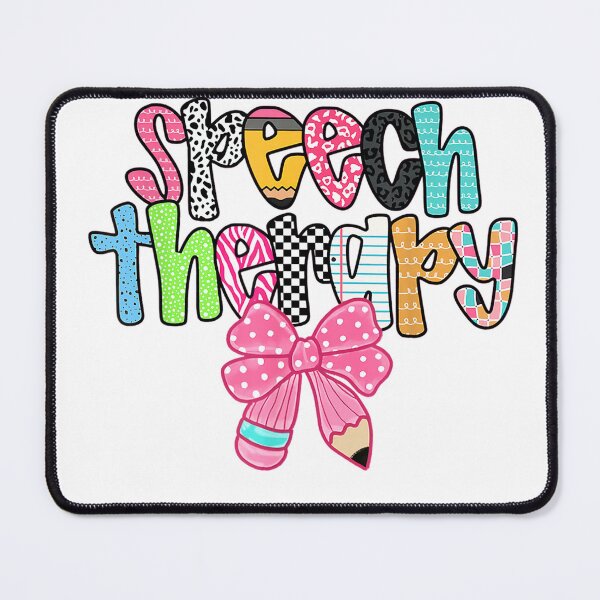 Item preview, Women Speech Therapy Coquette Bow Pencil Back to School SLP T-Shirt designed and sold by gidget-gadget.
