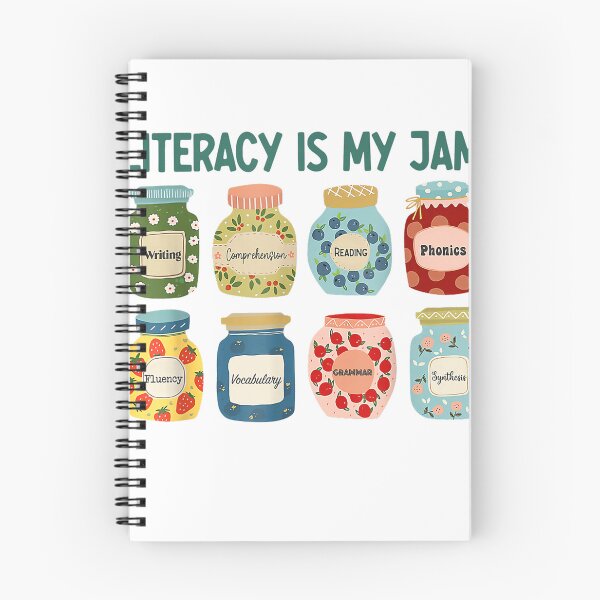Item preview, Women Literacy is My Jam Literacy Teacher Reading Teacher T-Shirt designed and sold by kevincuellar.