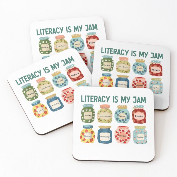 Item preview, Women Literacy is My Jam Literacy Teacher Reading Teacher T-Shirt designed and sold by kevincuellar.