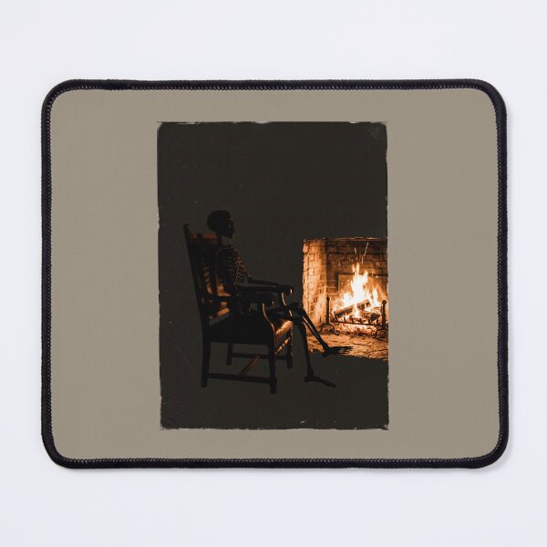 Item preview, Skeleton Silhouette By Fireplace Gothic Lounge designed and sold by SplashTastic.