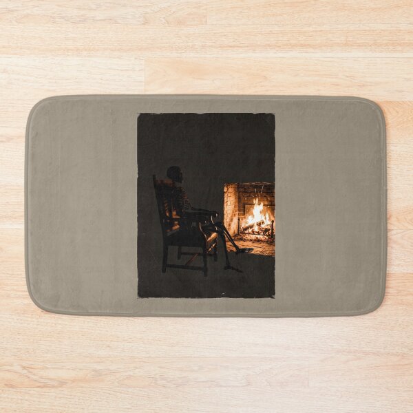 Item preview, Skeleton Silhouette By Fireplace Gothic Lounge designed and sold by SplashTastic.