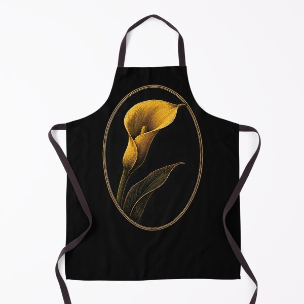 Item preview, Elegant Golden Calla Lily Botanical Art Print designed and sold by bellaever.