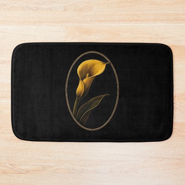 Item preview, Elegant Golden Calla Lily Botanical Art Print designed and sold by bellaever.