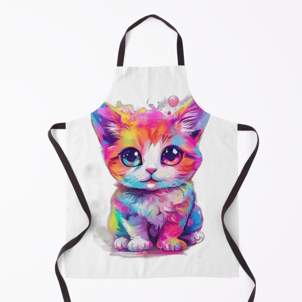 Item preview, Vivid Kawaii Cat Lover in a Bright, Saturated Illustration designed and sold by Shadow-Stone.