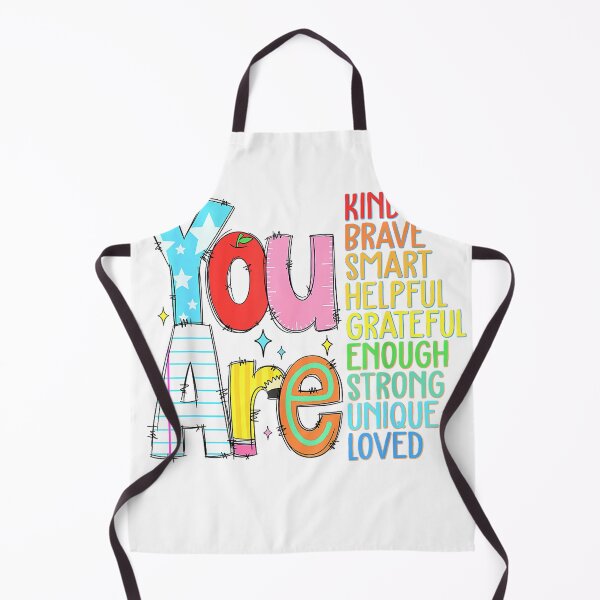 Item preview, You are Smart Brave Strong Kind Loved Motivation Teacher Kid T-Shirt designed and sold by gidget-gadget.
