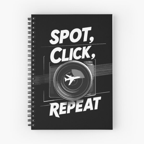 Item preview, Spot Click Repeat | Aviation Photography Plane Spotting Gear designed and sold by philippo artworks.