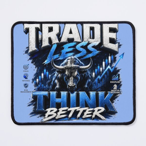 Item preview, Trade Less Think Better Trading Mindset designed and sold by PipForgeStudio .