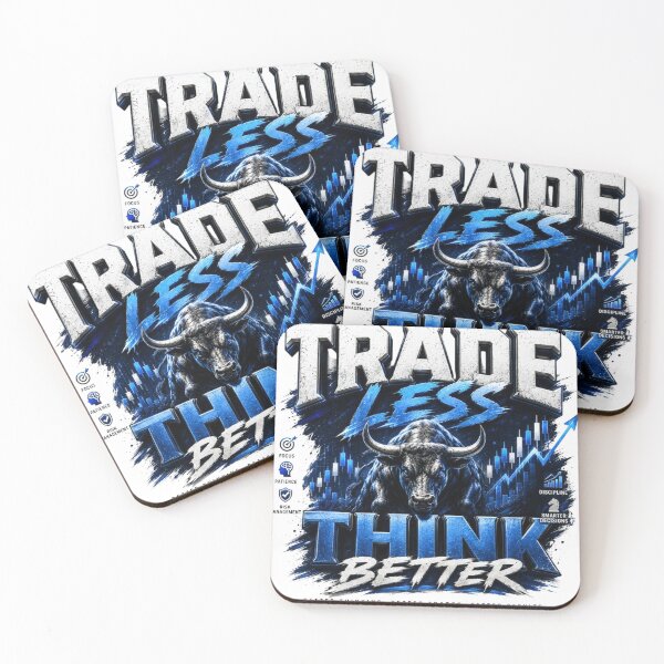 Item preview, Trade Less Think Better Trading Mindset designed and sold by PipForgeStudio .