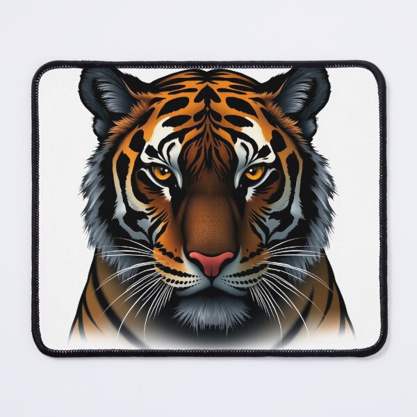 Item preview, Tiger With Stripes That Resemble Ancient Hieroglyp designed and sold by QuirkThreadsCo.